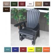 Amish PolyCraft Adirondack Glider Chair