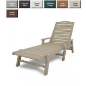 Trex® Yacht Club Stackable Chaise with Arms