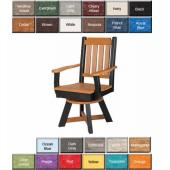 Finch Poly Furniture Keystone Swivel Dining Chair