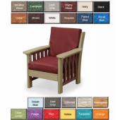 Finch Poly Furniture Mission Chair with 5" Cushions