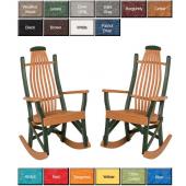 NatraBreeze Poly Set of Two Bentwood Rocking Chairs