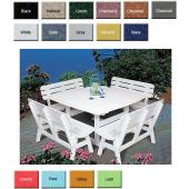 Seaside Casual Portsmouth Square Dining Table