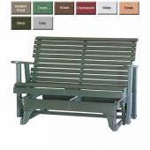 Luxury Poly Furniture Plain Back Glider Bench