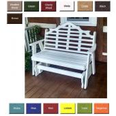 Amish PolyCraft Marlboro Gliding Bench