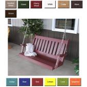 Amish PolyCraft Traditional English Porch Swing