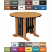 Finch Poly Furniture Keystone Mission Round Dining Table