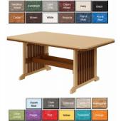 Finch Poly Furniture Mission Dining Table