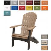 Amish Gardens Comfo-Back Folding Adirondack Chair