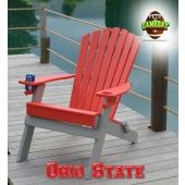College Game Day Adirondack Chair - Ohio State