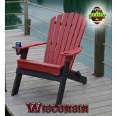 College Game Day Adirondack Chair - Wisconsin